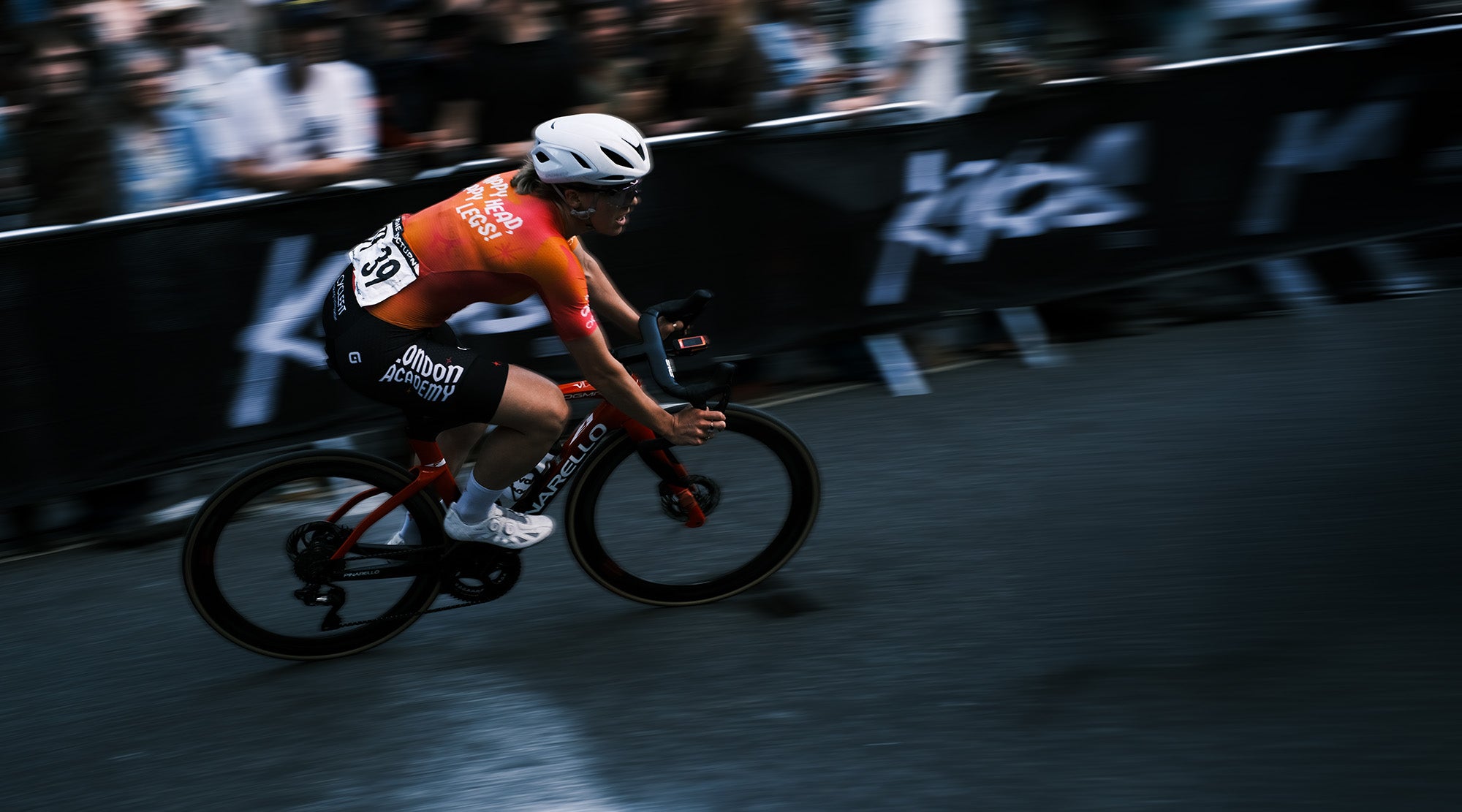 London Academy racer in action